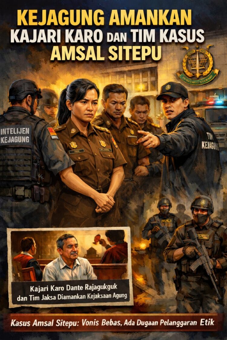 Kejagung Amankan Kajari Karo dan Tim Kasus Amsal Sitepu