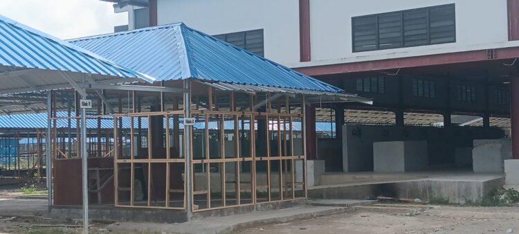 Tunggu Listrik Menyala, Pedagang Pasar Baru Panyabungan Siap Pindah Mei