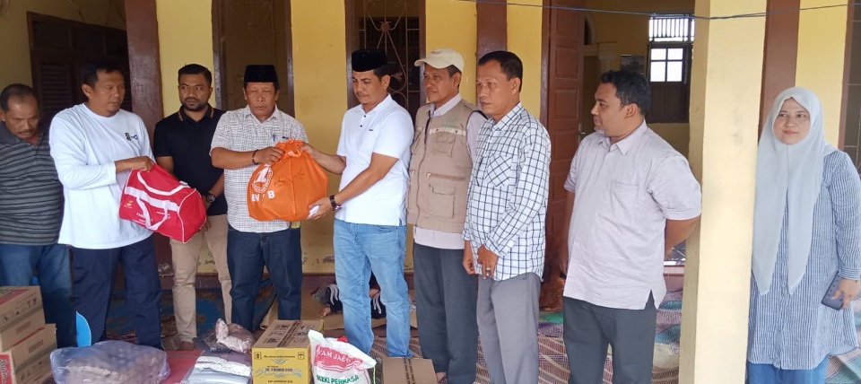 Korban Kebakaran Di Desa Blang Ara Keude Peroleh Bantuan