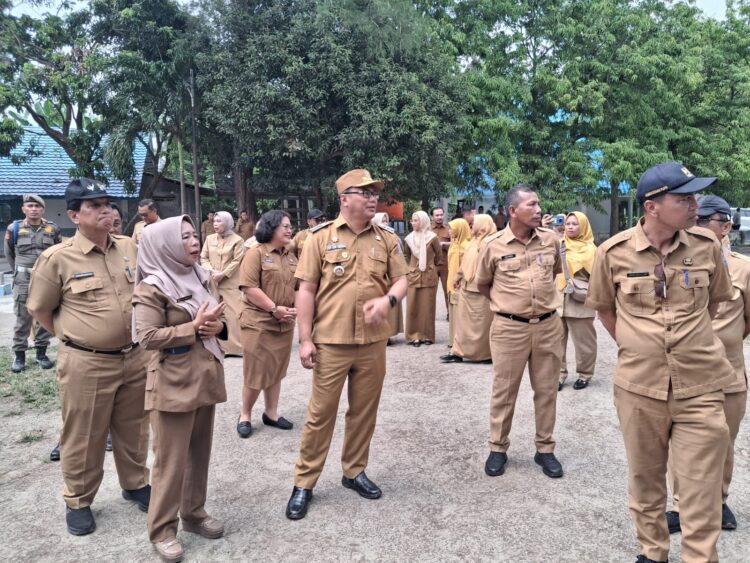 Tinjau Fasilitas Pendukung MTQ, Bupati Deliserdang Akan Bangun Tiga RKB di SMPN 1 Beringin