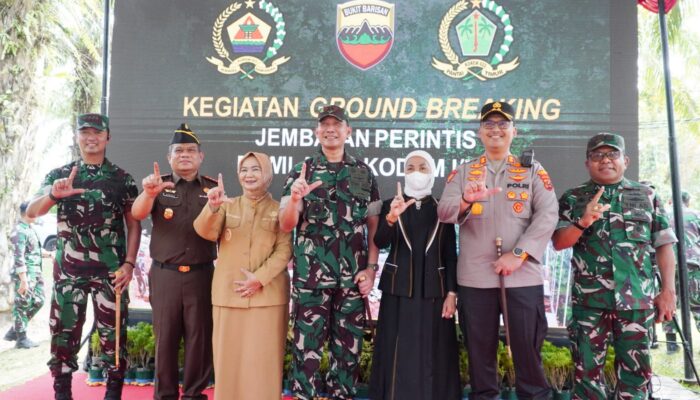 Wabup Langkat Hadiri Ground Breaking Jembatan Gantung Garuda Merah Putih Kuala