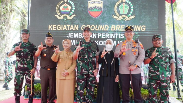 Wabup Langkat Hadiri Ground Breaking Jembatan Gantung Garuda Merah Putih Kuala