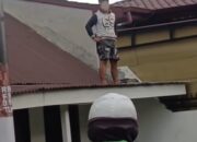 Bobol Rumah Polisi, Maling Nekat Lari ke Atap Rumah Warga di Pematangsiantar