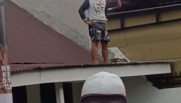 Bobol Rumah Polisi, Maling Nekat Lari ke Atap Rumah Warga di Pematangsiantar