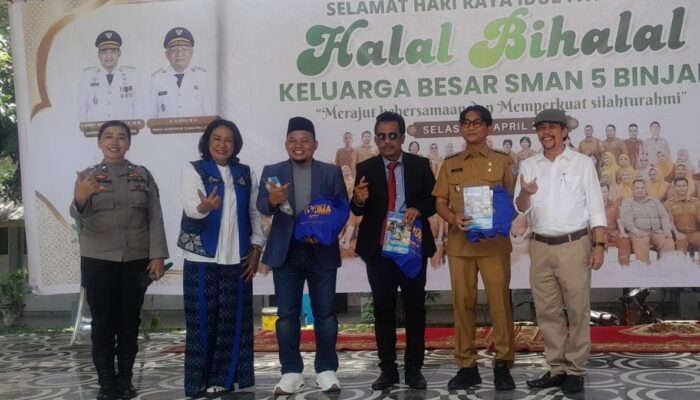 Halal Bihalal SMA 5 Binjai, Plt. Kepsek Tekankan Kekompakan Dan Kebersamaan Civitas Akademika