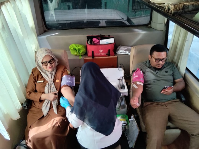 Puskesmas Indrapuri – PMI Kota Banda Aceh Gelar Donor Darah Rutin