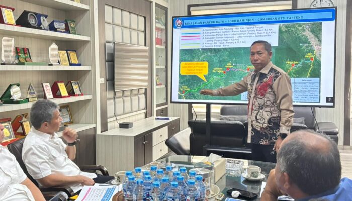 Bahas Banjir dan Konektivitas, Bupati Taput Temui Pimpinan BBPJN Sumut