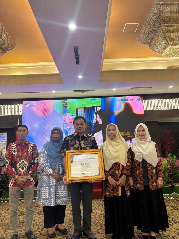 Pemko Binjai Raih Penghargaan Penyusunan PJPK Berkualitas Tingkat Kabupaten/Kota Tahun 2025