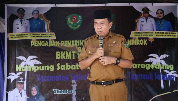 Wabup Jafar Syahbuddin Mohon Dukungan Tapsel Bangkit Pascabencana