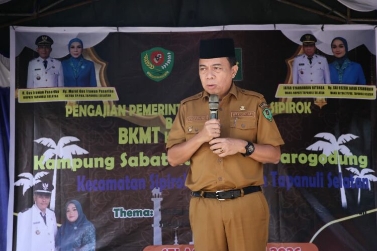 Wabup Jafar Syahbuddin Mohon Dukungan Tapsel Bangkit Pascabencana
