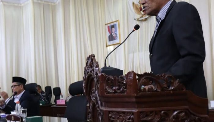 DPRD Batubara Sampaikan Pandangan Umum Fraksi