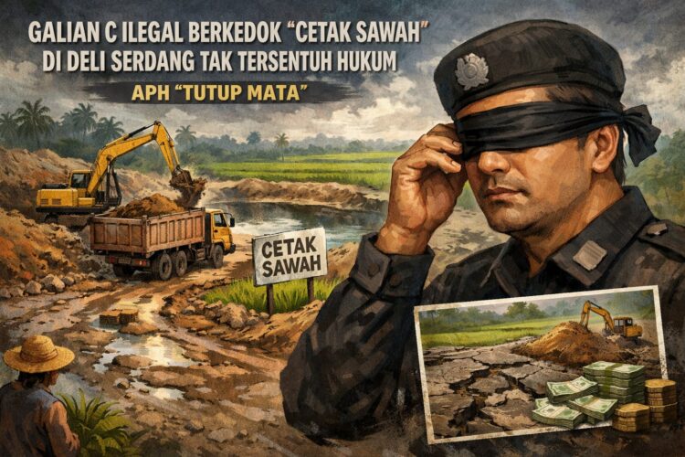 APH Tutup Mata, Galian C Ilegal Berkedok Cetak Sawah Resahkan Warga