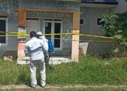 Rumah Korban Meninggal Disemprot Disinfektan