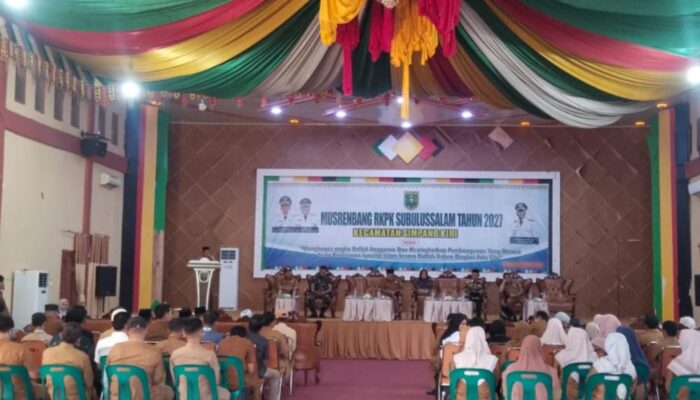 Plt. Camat Simpang Kiri Minta Kades Gali Pogram Skala Prioritas