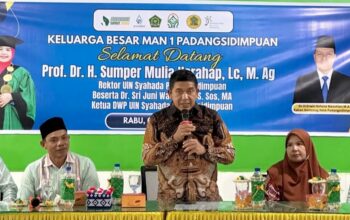 Rektor UIN Syahada Motivasi Guru MAN 1 Padangsidimpuan Tingkatkan Kompetensi