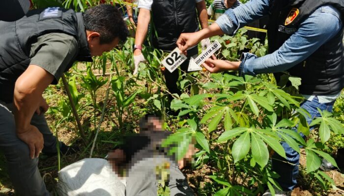 Mayat Pedagang Keliling Ditemukan di Areal TPU Sialogo Tapsel