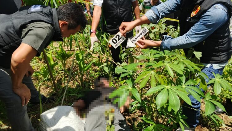 Mayat Pedagang Keliling Ditemukan di Areal TPU Sialogo Tapsel