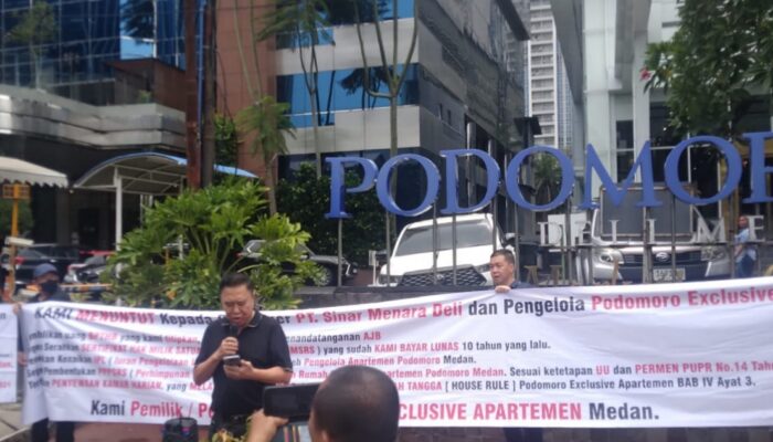Penghuni Apartemen Podomoro City Deli Demo, Siap Adukan Dugaan Pengelolaan Dana ke KPK