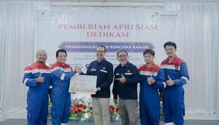 Operasional Pulih Cepat Pascabanjir, SKK Migas Beri Penghargaan PEP Field Rantau Dan Pangkalan Susu
