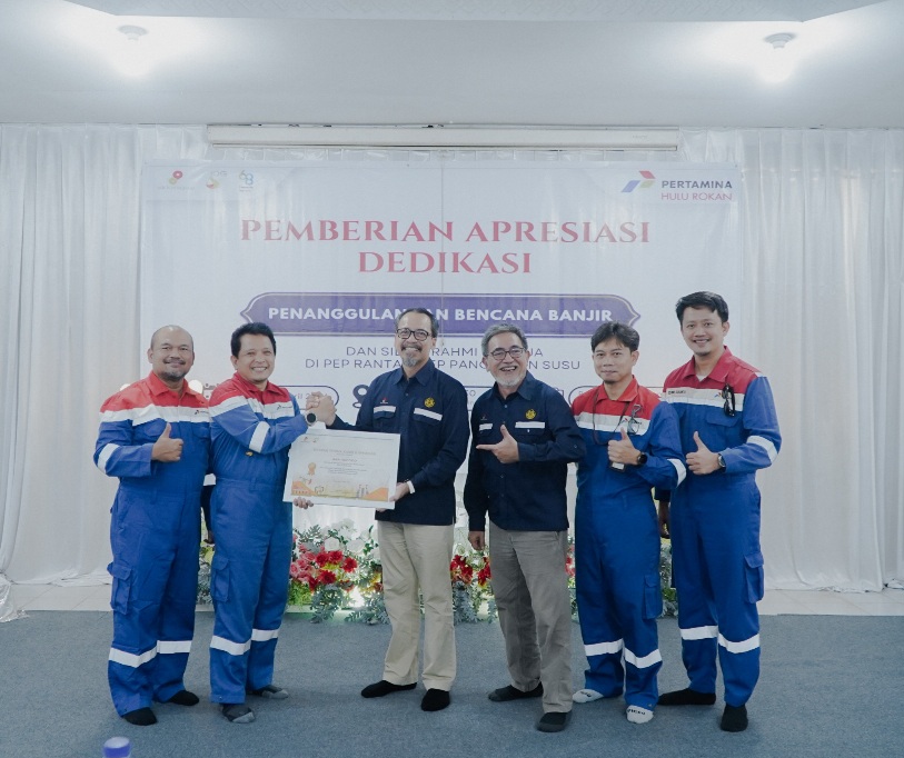 Operasional Pulih Cepat Pascabanjir, SKK Migas Beri Penghargaan PEP Field Rantau Dan Pangkalan Susu