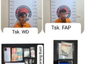 Dalam Satu Malam, Dua Tersangka Kasus Narkoba Ditangkap