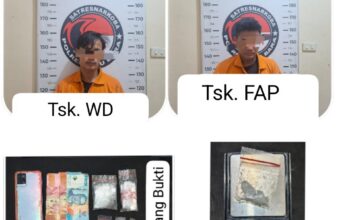 Dalam Satu Malam, Dua Tersangka Kasus Narkoba Ditangkap
