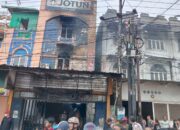 Ruko Terbakar Di Medan Marelan, 1 Wanita Tewas Terjebak Di Lantai 3