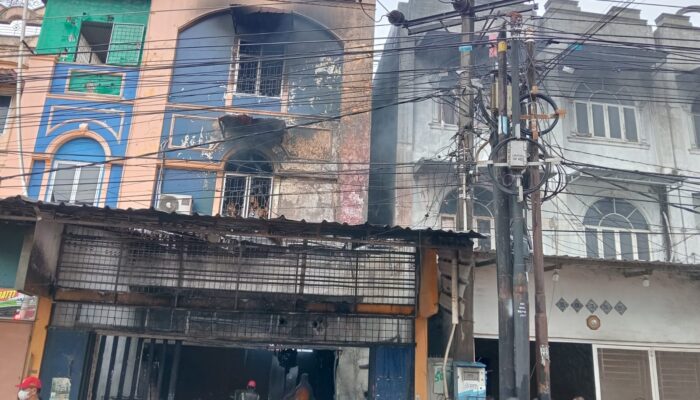 Ruko Terbakar Di Medan Marelan, 1 Wanita Tewas Terjebak Di Lantai 3