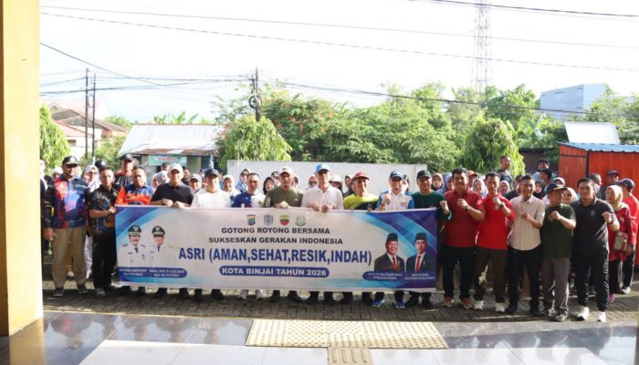 Pemko Binjai Tegaskan Komitmen Wujudkan Lingkungan Bersih Lewat Gerakan Indonesia Asri