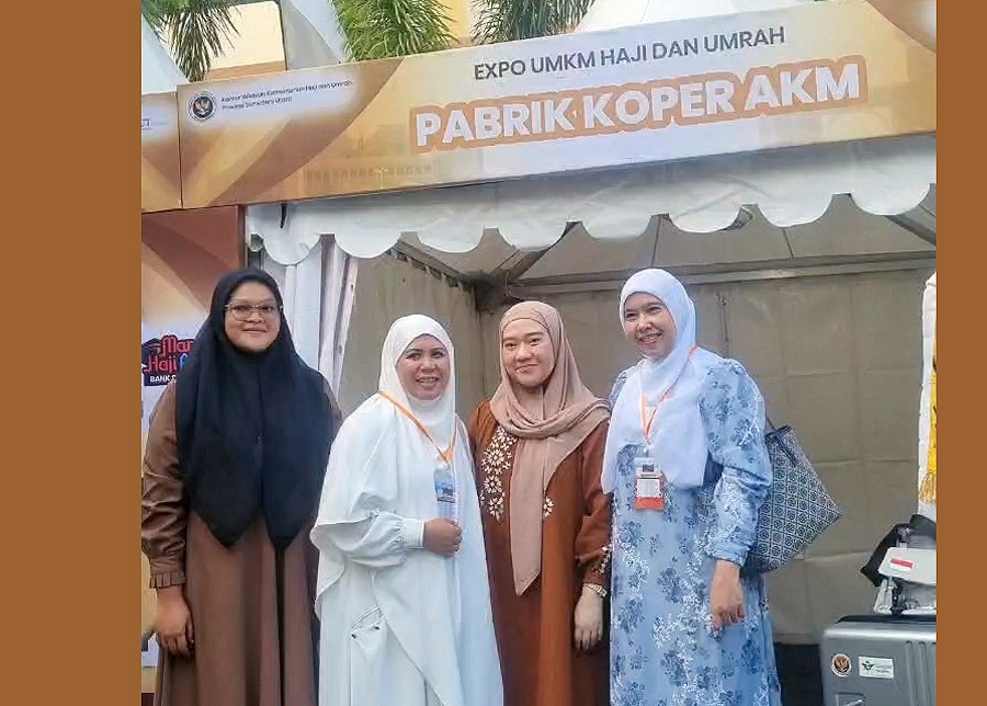AKM Ikut Serta Di Expo UMKM Haji Umroh Di Asrama Haji Medan