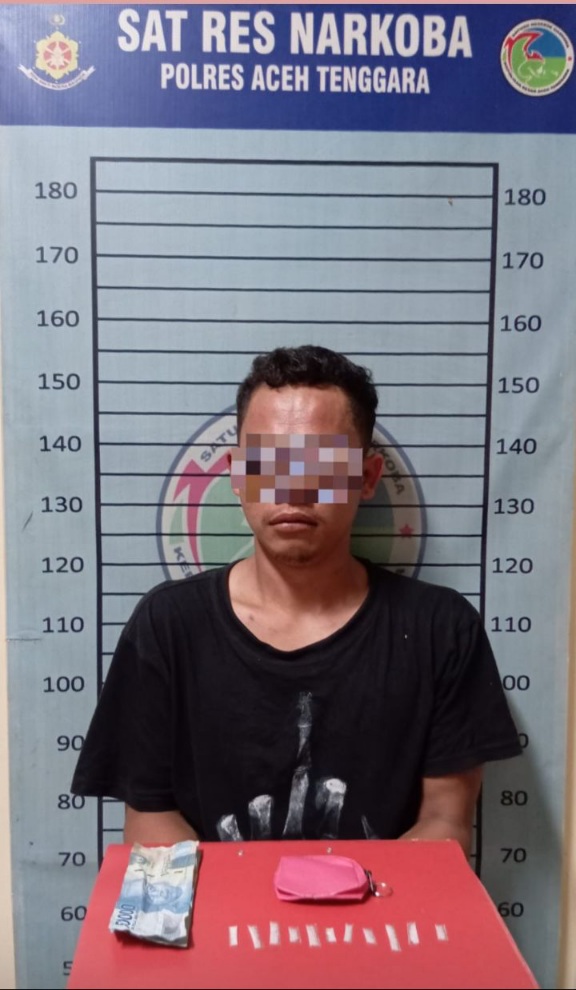 Polres Agara Amankan Pria Setelah Transaksi Sabu Di Warung