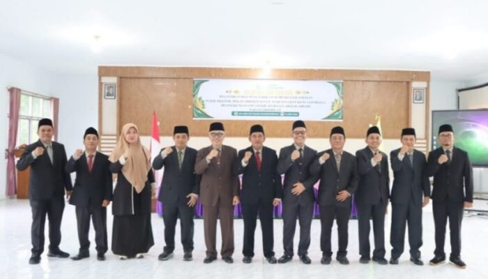 Rektor Lantik 10 Pejabat Strategis UIN Syahada Padangsidimpuan