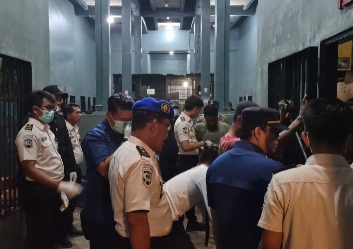 Sinergi Bersama Polri, Lapas Labuhan Ruku Lancarkan Razia Gabungan