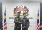 Ketua Gerbang Malay Silaturahmi Dengan Konjen Malaysia 