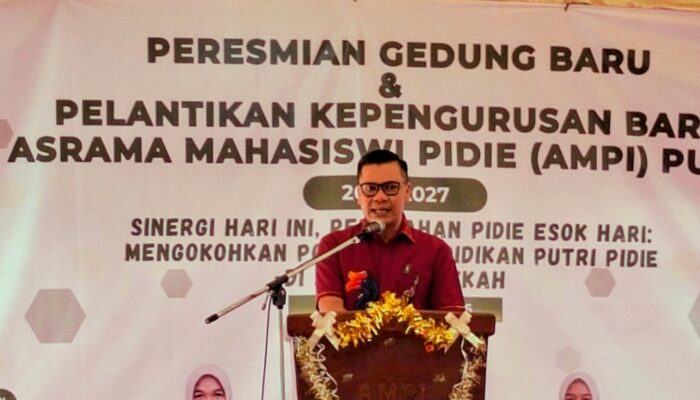 Asrama AMPI Putri Diresmikan, Pemkab Pidie Klaim Investasi SDM