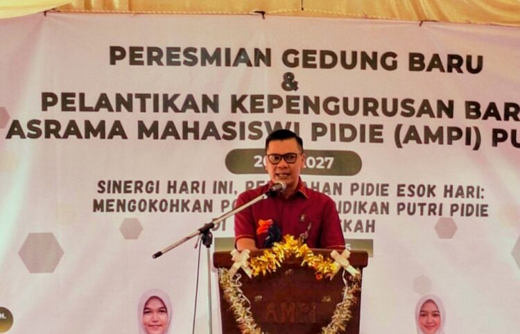 Asrama AMPI Putri Diresmikan, Pemkab Pidie Klaim Investasi SDM