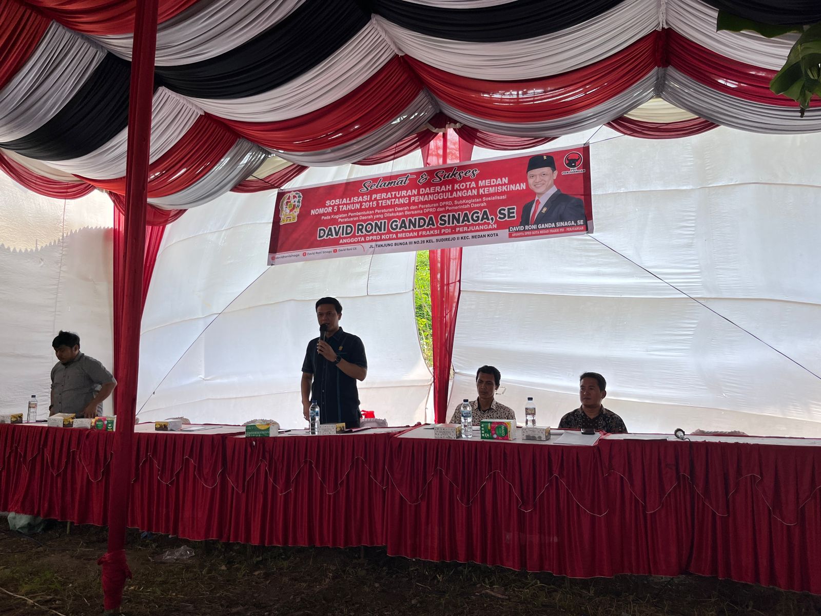 Sosperda Penanggulangan Kemiskinan, David Roni G Sinaga Pastikan Bansos Dari Pemko Medan Akan Tepat Sasaran