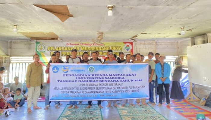 Upaya Pemulihan Ekonomi Masyarakat Melalui Implementasi Budikdamber Plus Akuaponik di Tamiang