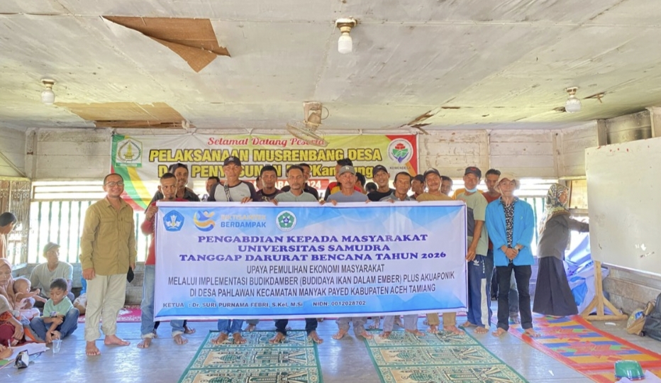 Upaya Pemulihan Ekonomi Masyarakat Melalui Implementasi Budikdamber Plus Akuaponik di Tamiang
