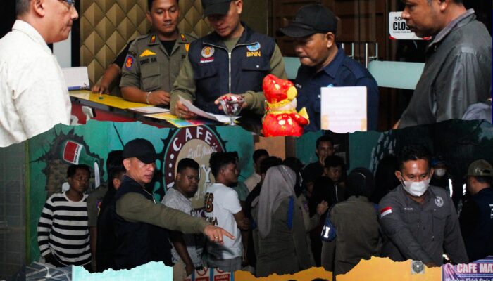 BNNK Deliserdang Gelar Razia Gabungan, 8 Pengunjung Tempat Hiburan Positif Narkoba
