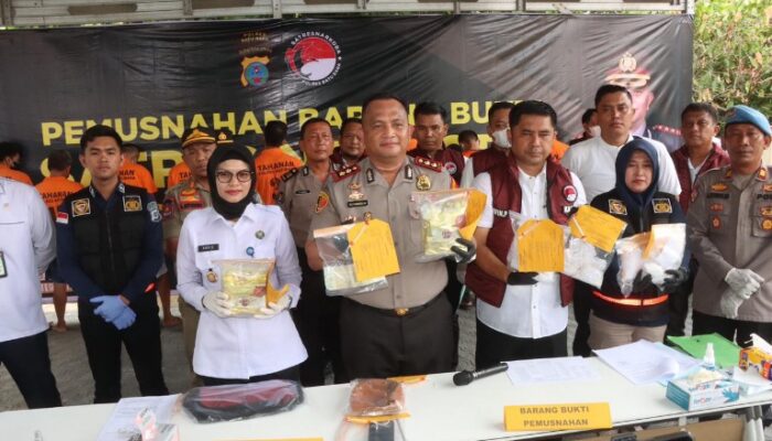 Kejar Kurir Sabu Hingga Tol Amplas, 2 Kg Barbut Disita