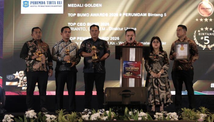 Perumda Tirta Uli Pematangsiantar Raih Penghargaan 2026