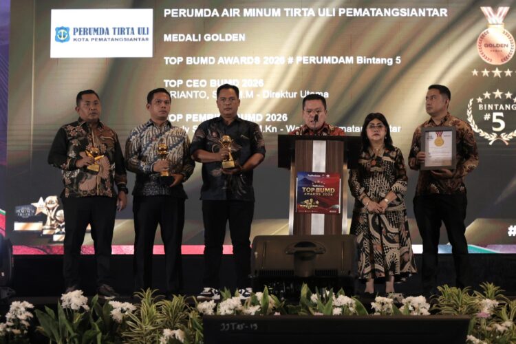Perumda Tirta Uli Pematangsiantar Raih Penghargaan 2026