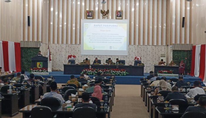 DPRD Sergai Berikan Catatan Rapor Merah Kinerja Eksekutif Dalam Rapat Paripurna LKPJ Bupati