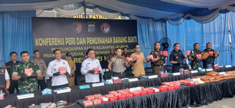 Polsek Medan Tembung Tertinggi Kasus Judi, Curanmor Dan Narkoba
