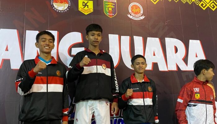 Atlet Shokaido Harumkan Nama Sibolga Raih Medali Emas di Kejurnas III Bandar Lampung