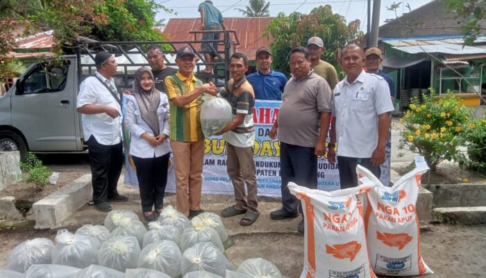 Dinas Kelautan dan Perikanan Sumut Salurkan 40.000 Benih Ikan Nila ke Pokdakan Makmur Jaya