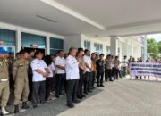 Tuntut Pencairan Dana MBG, Ratusan Supplier Demo di Kantor Bupati Taput