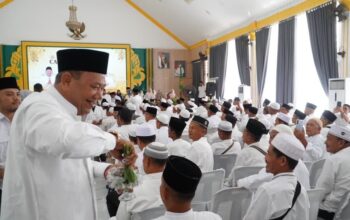 Tepung Tawari 398 Calhaj Langkat, Bupati Syah Afandin Pesan Jaga Kesehatan Dan Keikhlasan