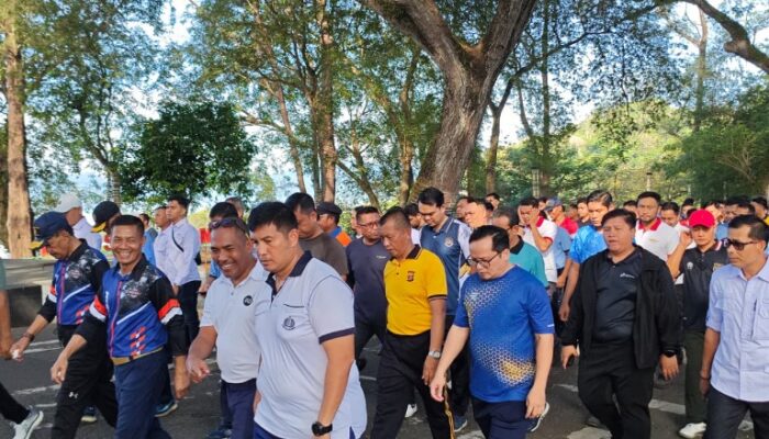 Sinergitas TNI-Polri Dan Pemko Sabang Menguat Dalam Olahraga Bersama Di Mako Lanal